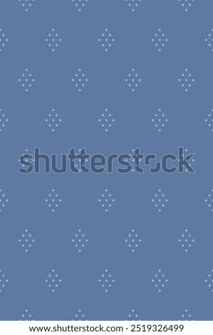 Small dots rhombus nice seamless pattern. Vector illustration.