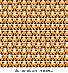 small double white one black triangle striped pattern soft orange background vector illustration image