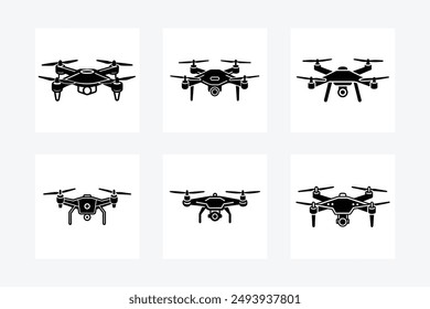 small drone vector illustrations in various styles. Perfect for kids' projects!






