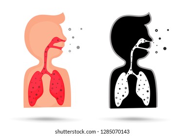 Small dust from toxic fumes when inhaled will harm the lungs.