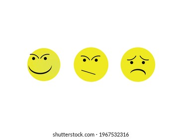 Small Emoji collection. Vector graphic designs for printing on clothes, cups.
