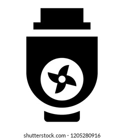 
Small fan attached with flash device called usb fan
