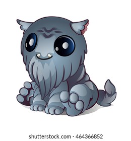 A small fantasy creature. Vector illustration.