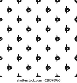 Small fish pattern seamless in simple style vector illustration