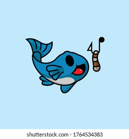 Small fish see the bait