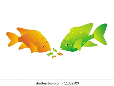 Small fishes