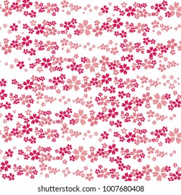 Small floral background of a cherry blossom