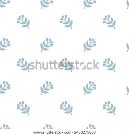small floral ditsy flower repeat pattern vector file