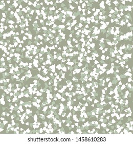 Small floral ditsy seamless pattern. lily of valley repeat pattern vector flowers. Neutral monochromatic colors. 