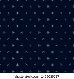 small floral fabric pattern vector