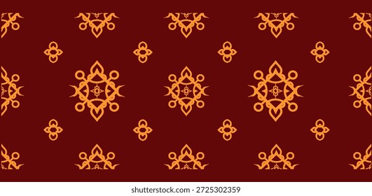 Small Floral Repeating Ornament Pattern