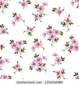 small floral seamless flower pattern