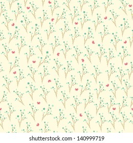 small floral seamless pattern
