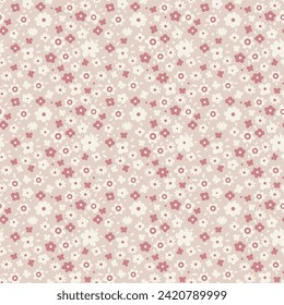 small Floral seamless pattern background