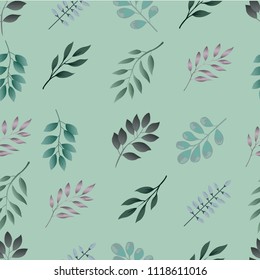 Small Floral Seamless Pattern with Cute Flowers . Feminine Texture in Rustic, Calico. Vector Spring and summer