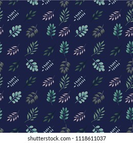 Small Floral Seamless Pattern with Cute Flowers . Feminine Texture in Rustic, Calico. Vector Spring and summer
