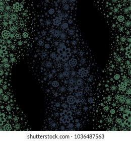 Small Floral Seamless Pattern. Little Flowers Hand Drawn in Zentangle Style. Vector Simple Background for Wallpaper, Textile, Fabric. Seamless Texture with Gentle Doodle Blossoms