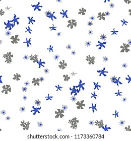 Small Floral Seamless Pattern with Lovely Wild Flowers. Feminine Rapport for Print, Linen, Chintz in Trendy Country Style. Colorful Seamless Pattern with Tiny Flowers. Vector Background
