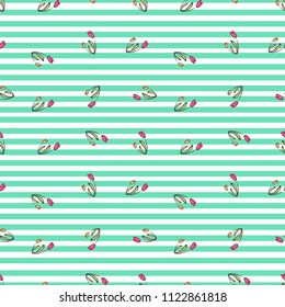 small floral tulips pattern seamless vector. Applicable for gift box, wrapping paper ,coverbook,  banner, social media , fabric motif, bikini, nightdress, summer dress, frieze, soft case, batik, 