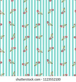 small floral tulips pattern seamless vector. Applicable for gift box, wrapping paper ,coverbook,  banner, social media , fabric motif, bikini, nightdress, summer dress, frieze, soft case, batik, 