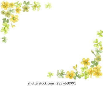 small flower background material decorated in the corner