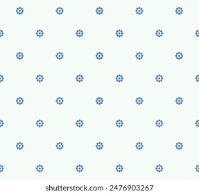 Small flower cute seamless pattern template. Vector illustration.