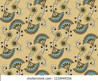 small flower paisley pattern