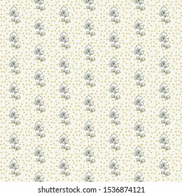Small flower pattern background in vector