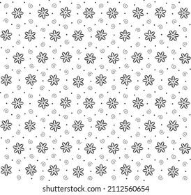 Small flower pattern for fabric print, background, texture, tile, paper print use