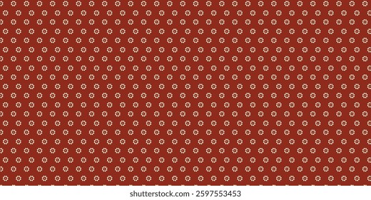 Small flower pattern seamless circles dots floral vintage background cute color
