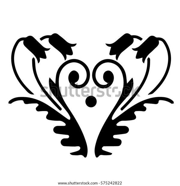 Small Flower Patterns Stencils Stock Vector (Royalty Free) 575242822 ...