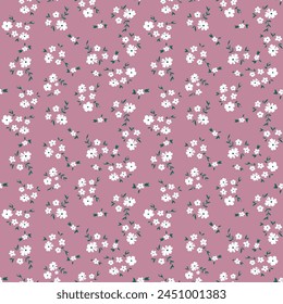 small flower seamless pattern background