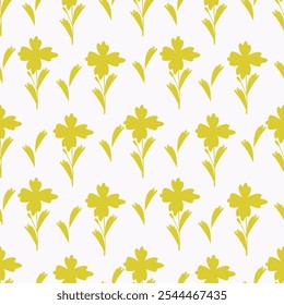 small flower seamless pattern background
