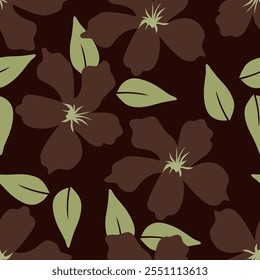 small flower seamless pattern background