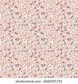 small flower seamless pattern on background