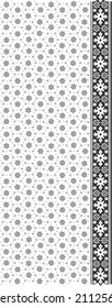 small flower wit border for fabric print, background, texture, tile, paper print use