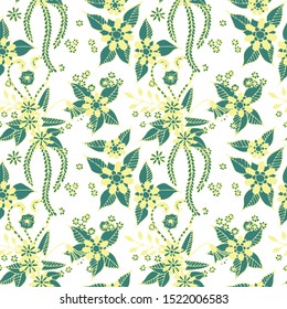Small Flowers. Background. Delicate Indonesian