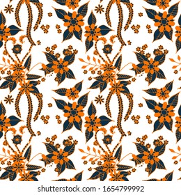 Small Flowers. Background. Feminine Indian
