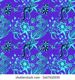 Small Flowers. Background. Trendy Philippine