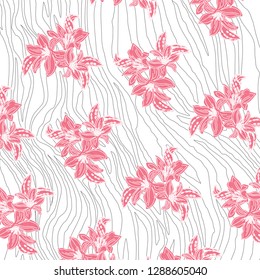 small flowers. Floral background for textiles.