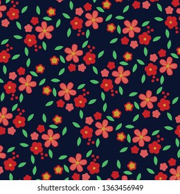 Small flowers. Floral background for textiles.