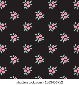 Small flowers. Floral background for textiles.
