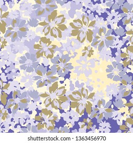 Small flowers. Floral background for textiles.