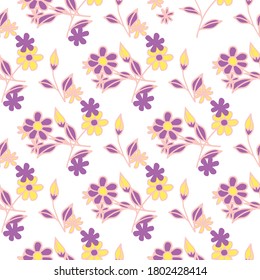 Flores pequeñas. Patrón. para Papel de tela, Linen,
