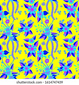 Small Flowers. Pattern. New Indonesian Rapport.