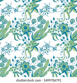 Small Flowers. Pattern. Trendy Philippine