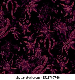 Small Flowers. Pattern. Vintage Orient Rapport.