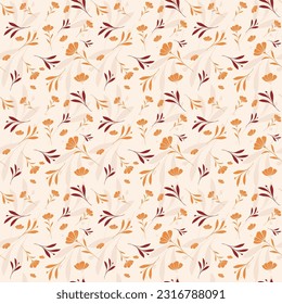 small flowers repeated pattern background