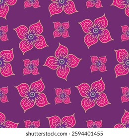 Small flowers spring summer beautiful seamless motif pattern illustration. floral daisy, peony, lily, tulip with leaves and bouquet white. Fabric motif texture repeated. Grey background.