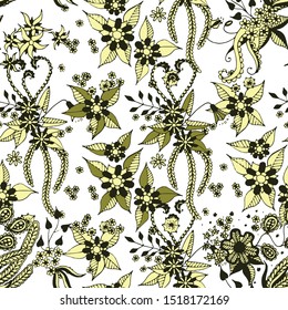 Small Flowers. Texture. Modern Indian Rapport.